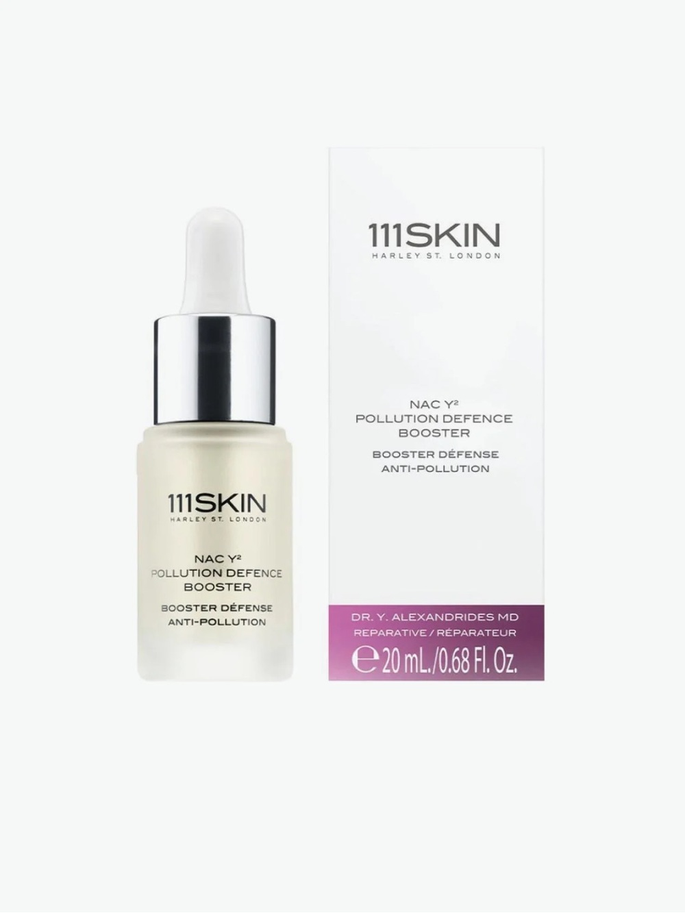 111SKIN NAC Y2 Pollution Defence Booster Blue Light Protect 0.68 oz. NWT